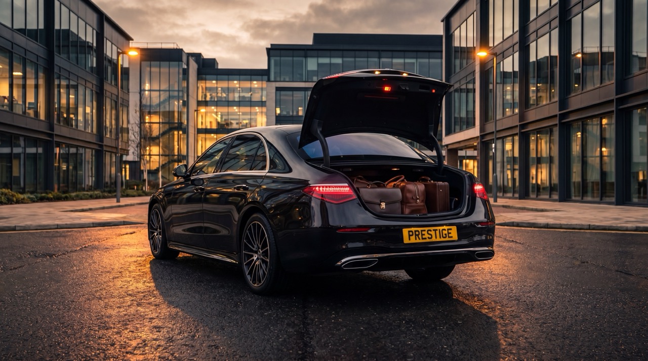 Secure parcel and document courier delivery by chauffeur car — Milton Keynes